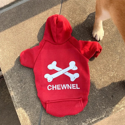 Coco Chewnel Bone Classic Dog Hoodie | Dog Hoodie