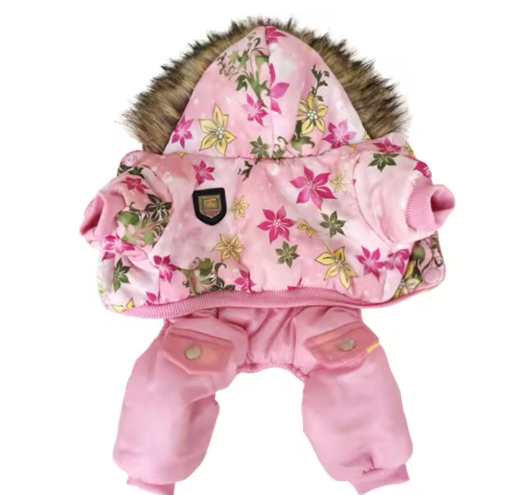Elora Dog Winter Suit | Dog Jumpsuit for Cold Weather