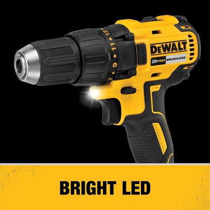 DEWALT 20V MAX* Cordless Drill and Impact Driver, Power Tool Combo Kit - Refurbished with Dewalt Warranty - DCK277C2