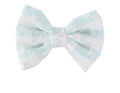 Blue Checker Dog Bow – Classic Plaid Hair Accessory for Dogs
