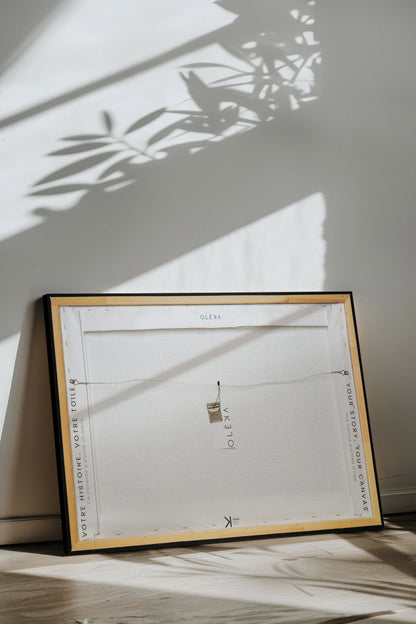 EMERALD LAGOON, Oeuvre sur toile étirée