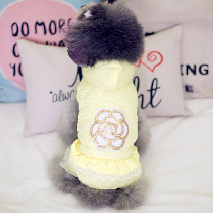 Coco Chewnel Winter Dog Jumpsuit | Full Body Cold Weather Onesie