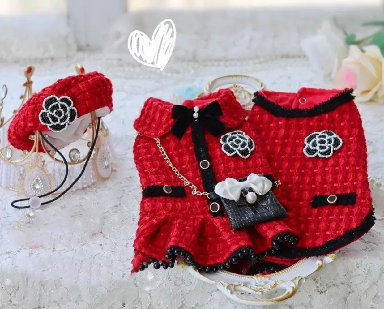 Coco Tweed Outfit Set | Dog Vest or Dress Set