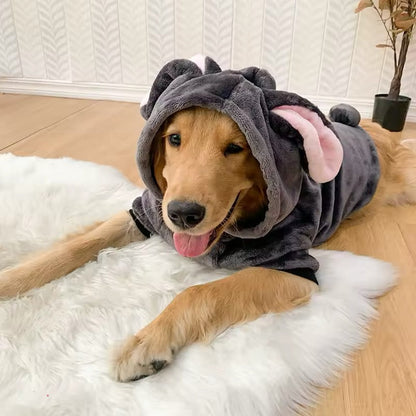 Grey Easter Bunny Hoodie – Easter Dog Hoodie