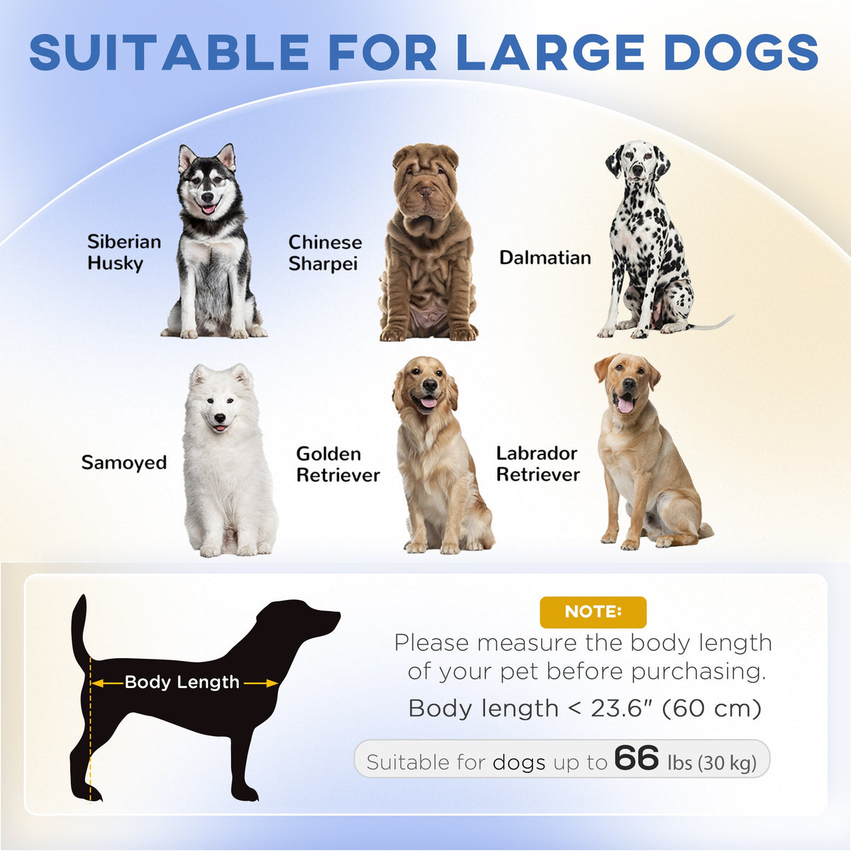 Dog Sofa for Large Dogs with Washable Cover, Anti-slip Foot Pads, Dark Grey