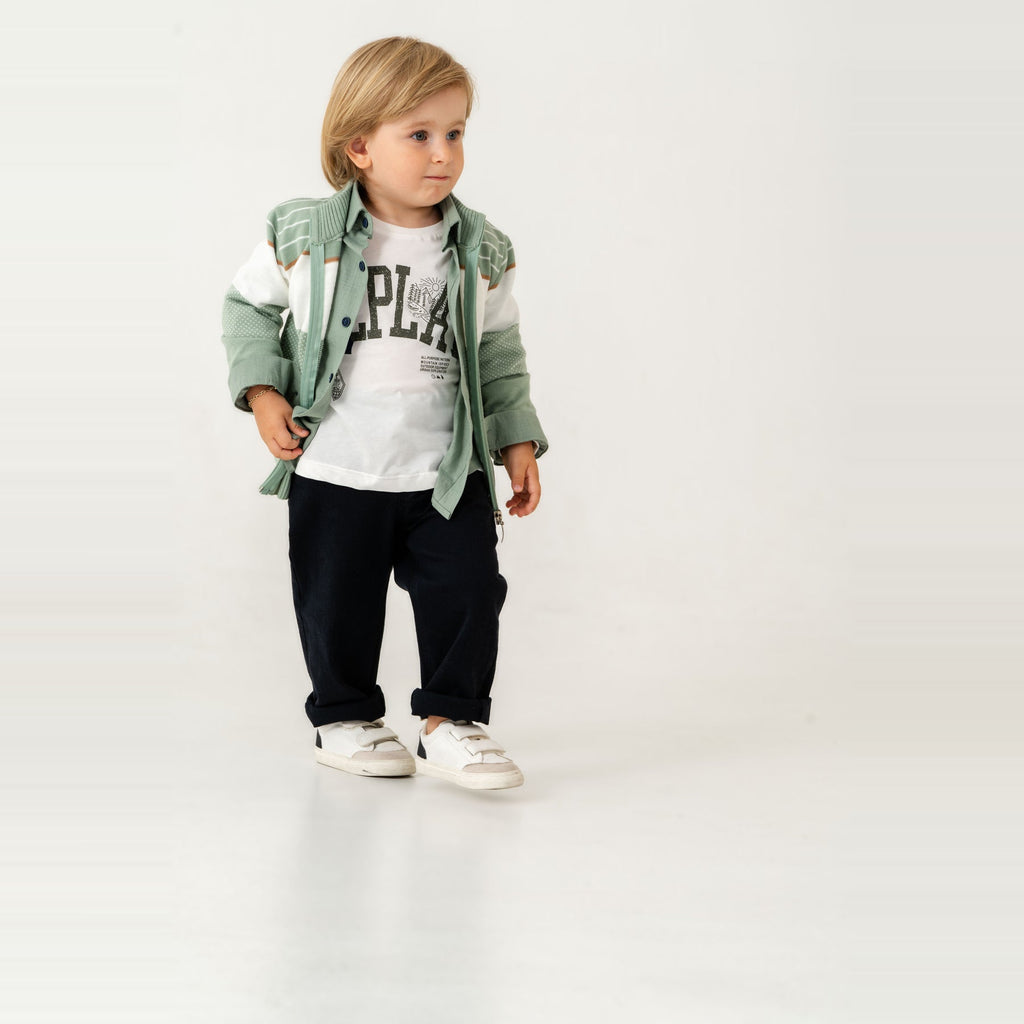 Stylish James Boys 4PC Sweater Set