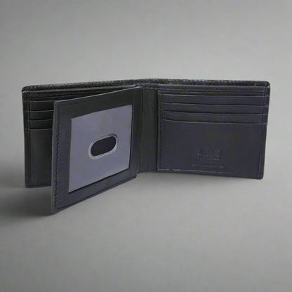 Greenwood Leather Men’s Wallet. Top-Grain, 13-Card Slim Design