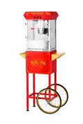 8oz Red Canadian Commercial Popcorn Machine with Stand 8oz