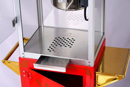 8oz Red Canadian Commercial Popcorn Machine with Stand 8oz