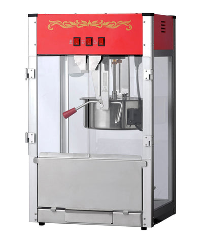 12oz Red Canadian Commercial Popcorn Machine
