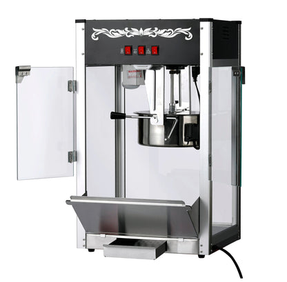 16oz Black Canadian Commercial Popcorn Machine
