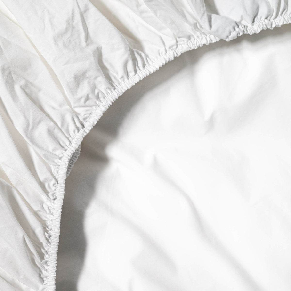 Essential Organic Percale Collection Fitted Sheet