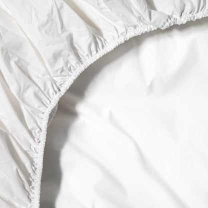 Essential Organic Percale Collection Fitted Sheet
