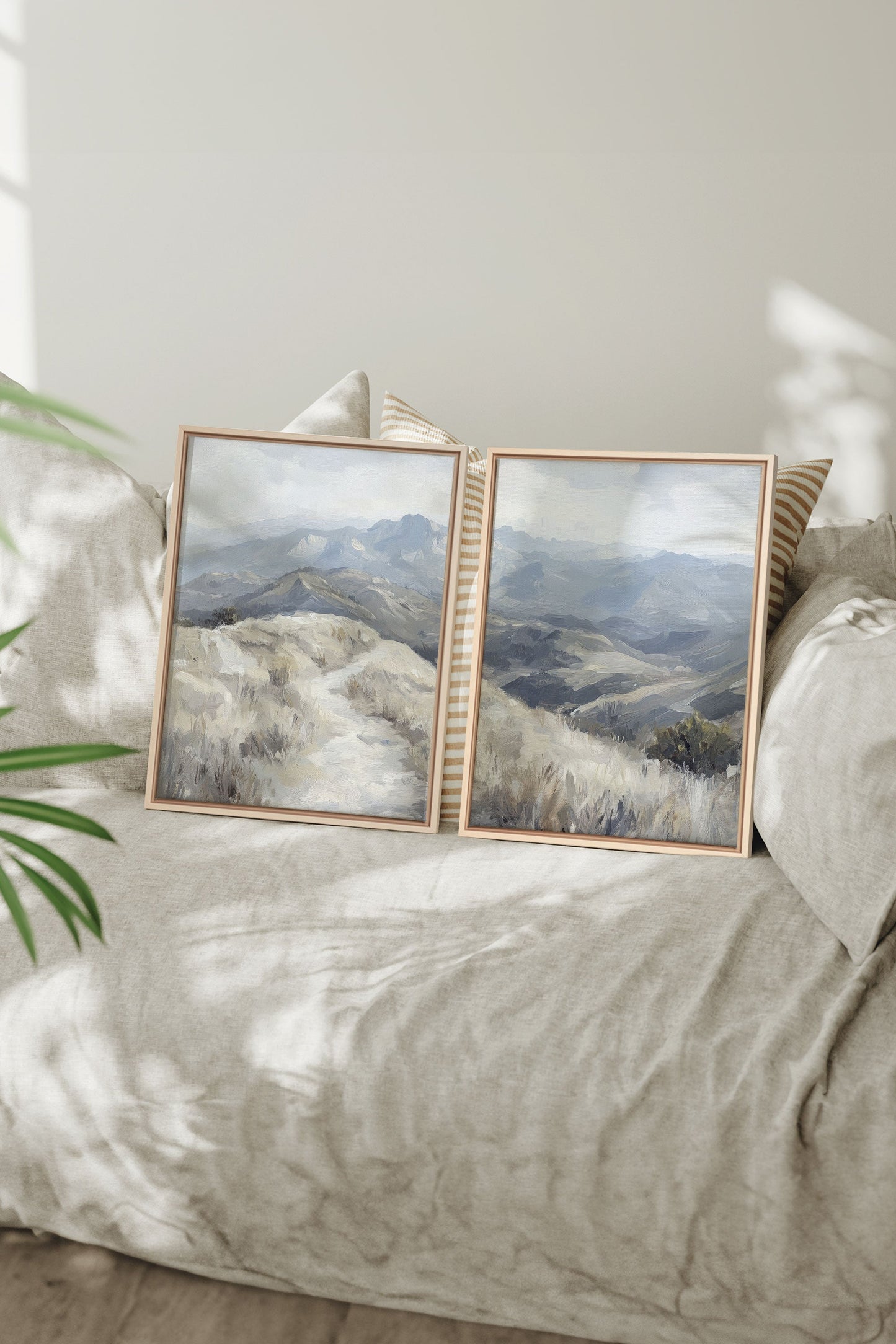ECLIPSED VALLEYS DUO (2 Oeuvres sur toile étirée)