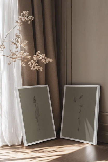 DUO ESPRIT SAUVAGE (2 Oeuvres sur toile étirée)