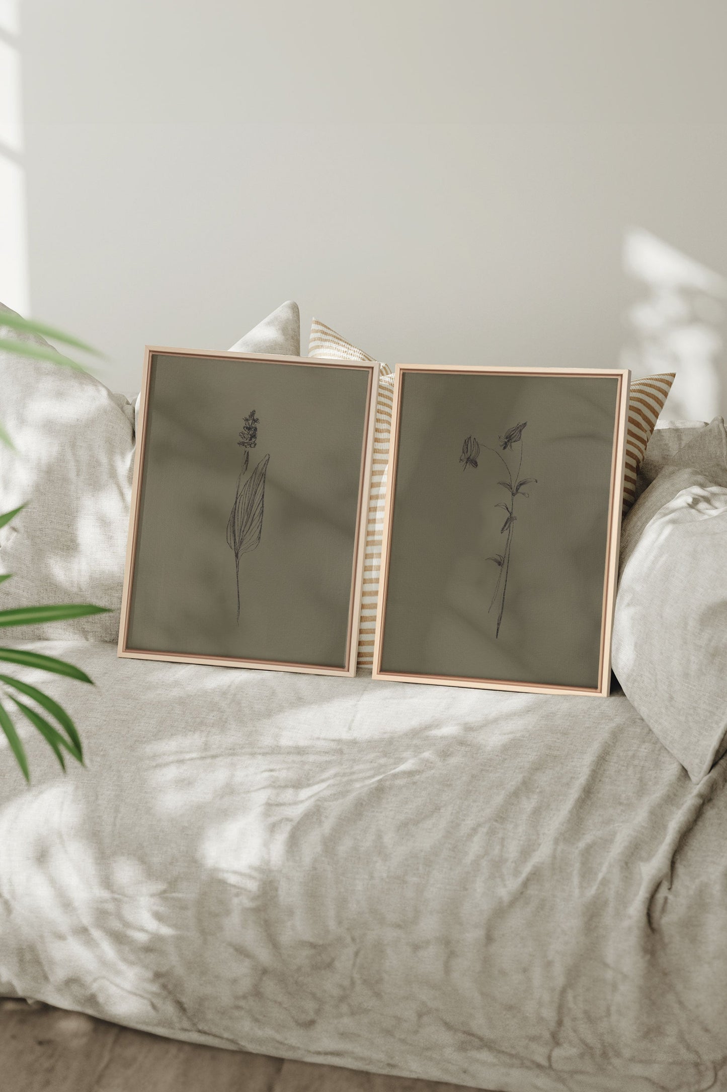 DUO ESPRIT SAUVAGE (2 Oeuvres sur toile étirée)