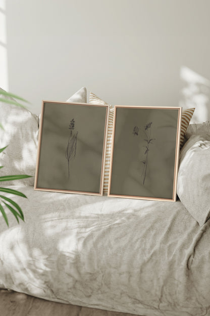 DUO ESPRIT SAUVAGE (2 Oeuvres sur toile étirée)