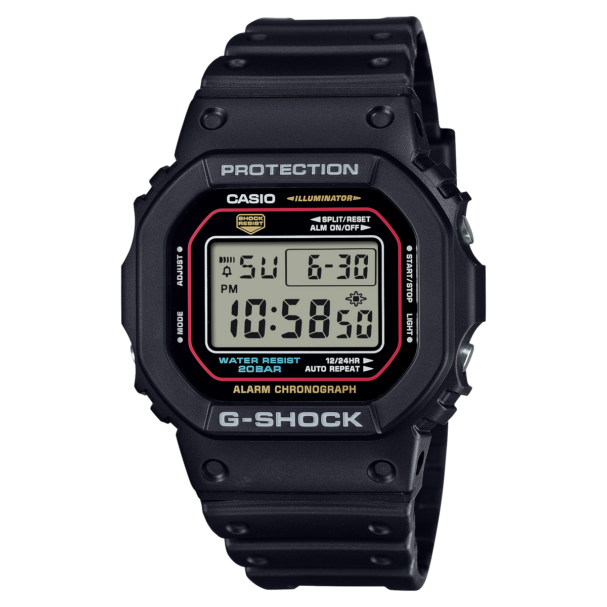 CASIO G-Shock Digital 5600 Series Black | DW5600RL-1
