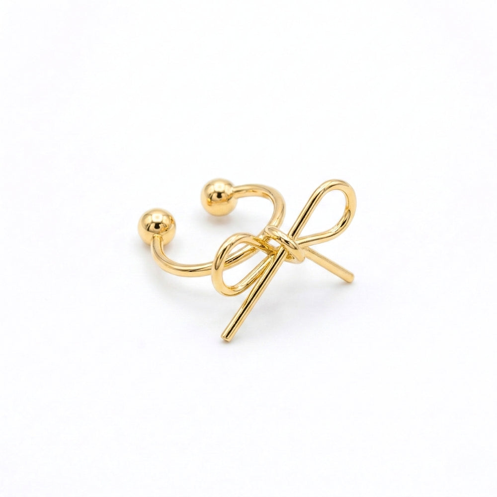 Dainty Bow Ear Cuff | Earrings