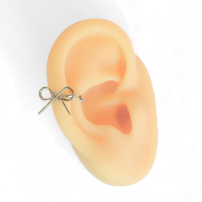 Dainty Bow Ear Cuff | Earrings