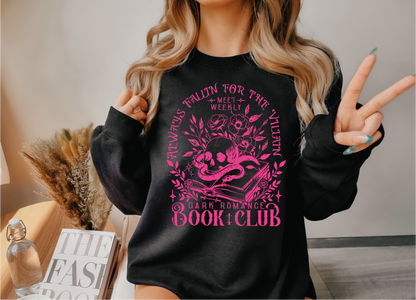 Dark Romance Book Club Unisex Crewneck Sweatshirt | Bookish