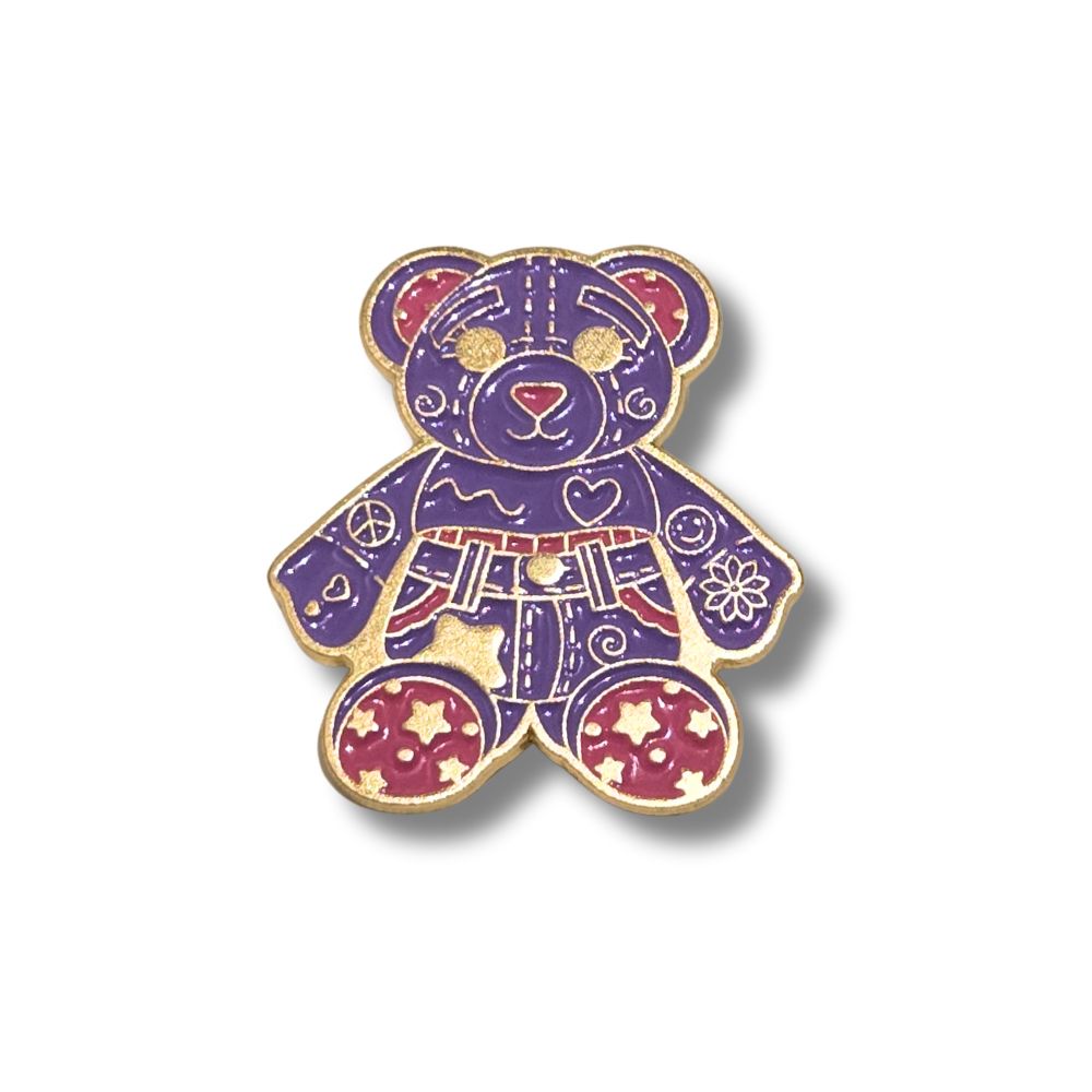 Doodle Bear 90s Retro | Collectible Pin