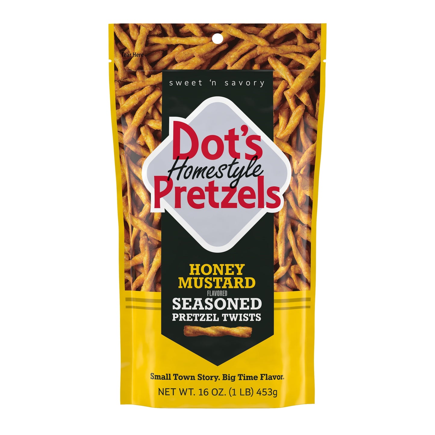 Dot's Homestyle Pretzels, Honey Mustard, 453g