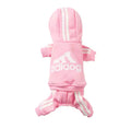 Adidog Dog Hoodie Onesie | Warm Dog Jumpsuit