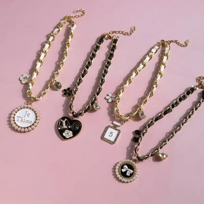 Coco Charm Dog Necklace | Elegant Pet Jewelry Accessory