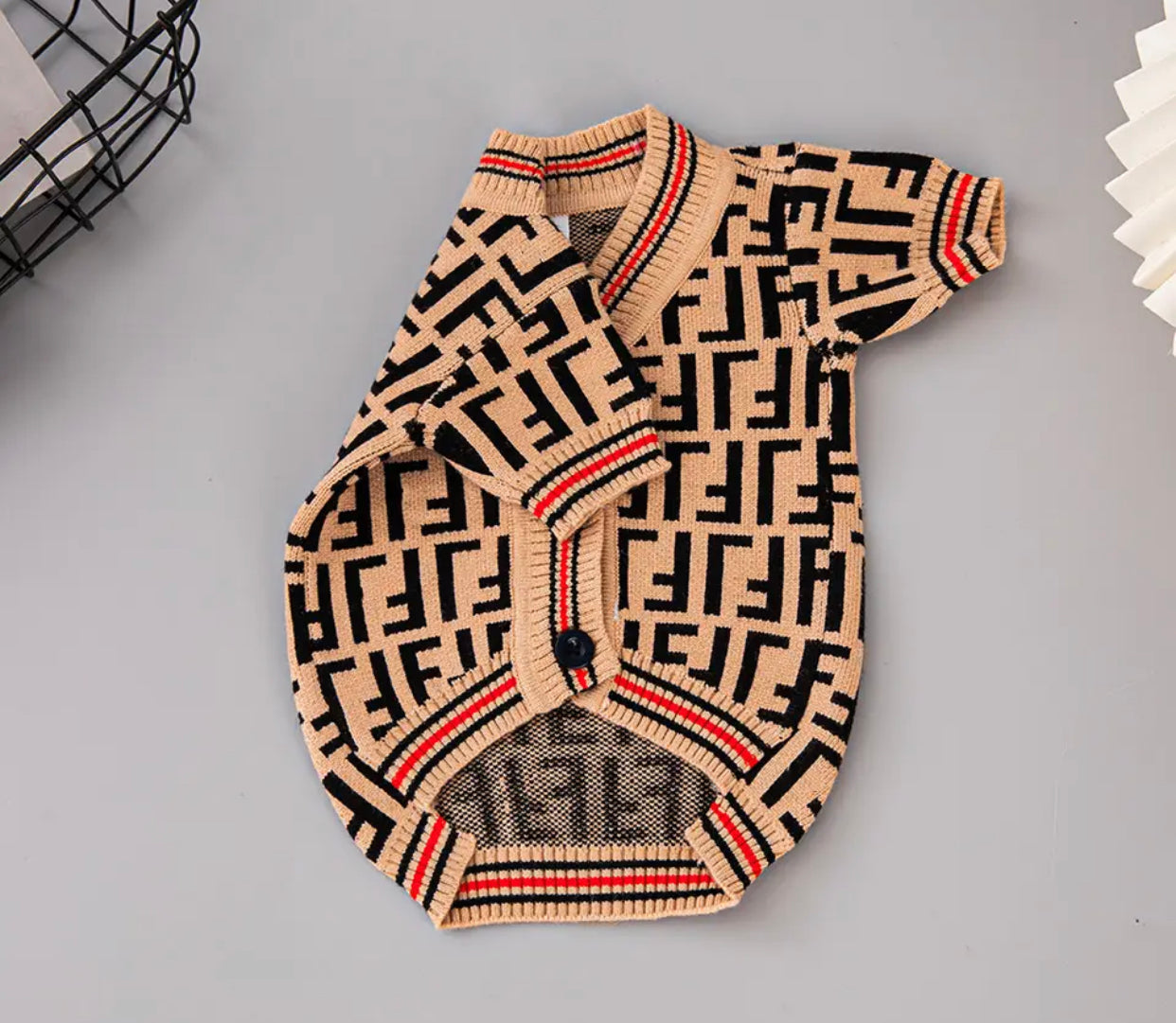 Furendi Cozy Dog Cardigan | Everyday Layering Sweater