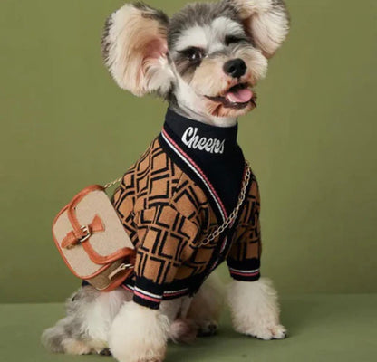 Furendi Classic Dog Cardigan | Knit Button Dog Sweater