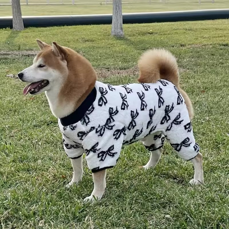 Bows and All Onesie – Luxury Dog Onesie for Medium to Large Breeds