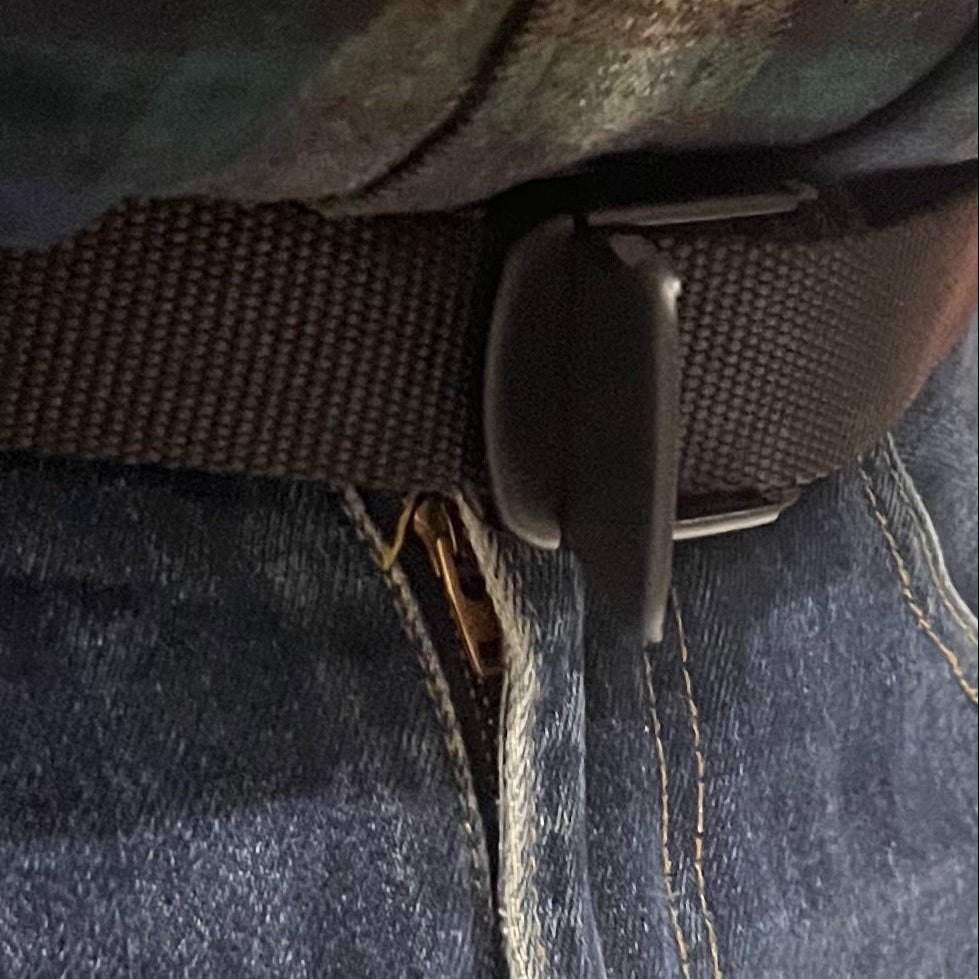 Europe Bound Webbed Utility Belt with Secret Compartment - Fits to 50" Length