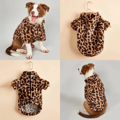Leopard Lover Dog Coat – Luxury Statement Outerwear for Dogs
