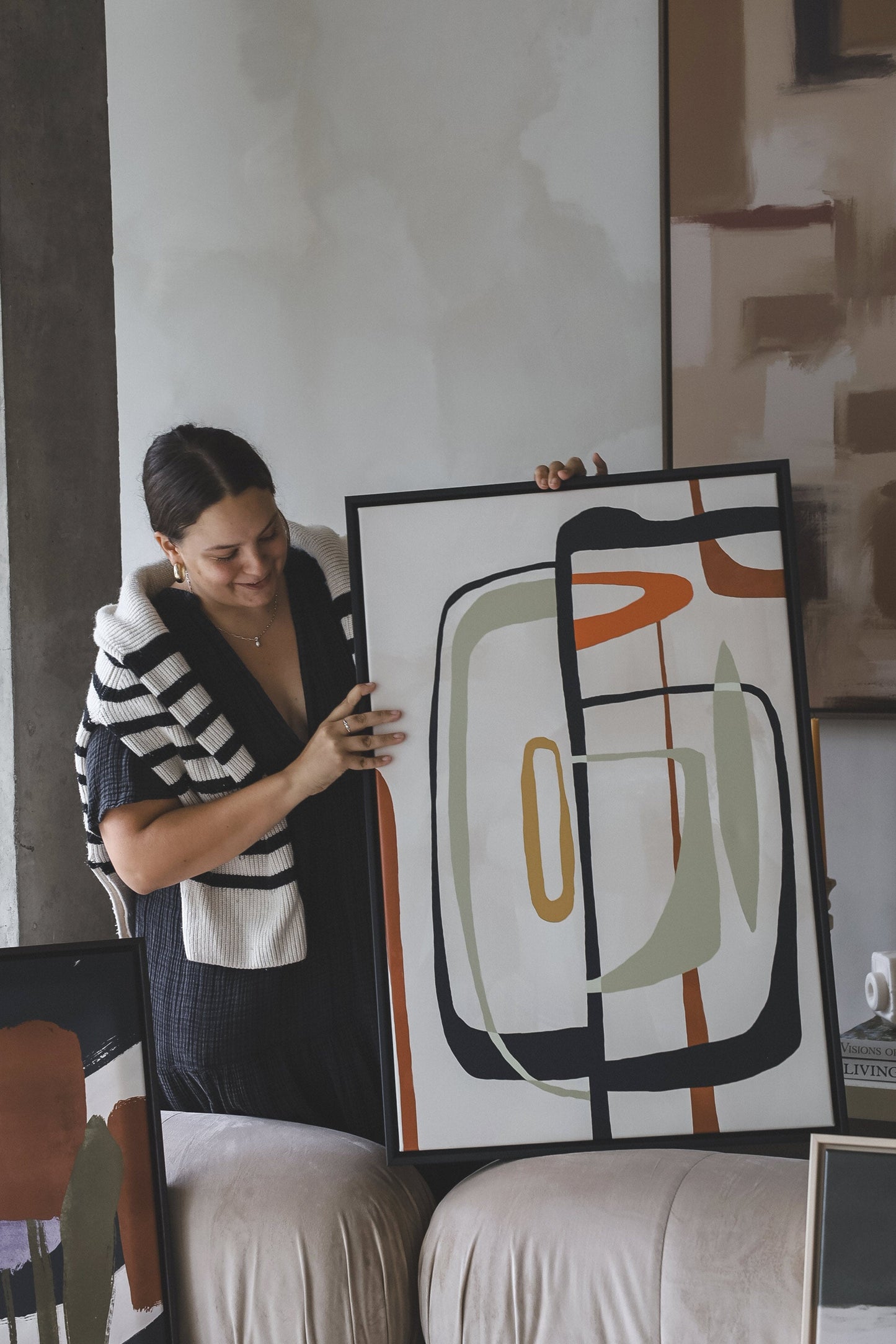ÉMOTION, Oeuvre sur toile étirée