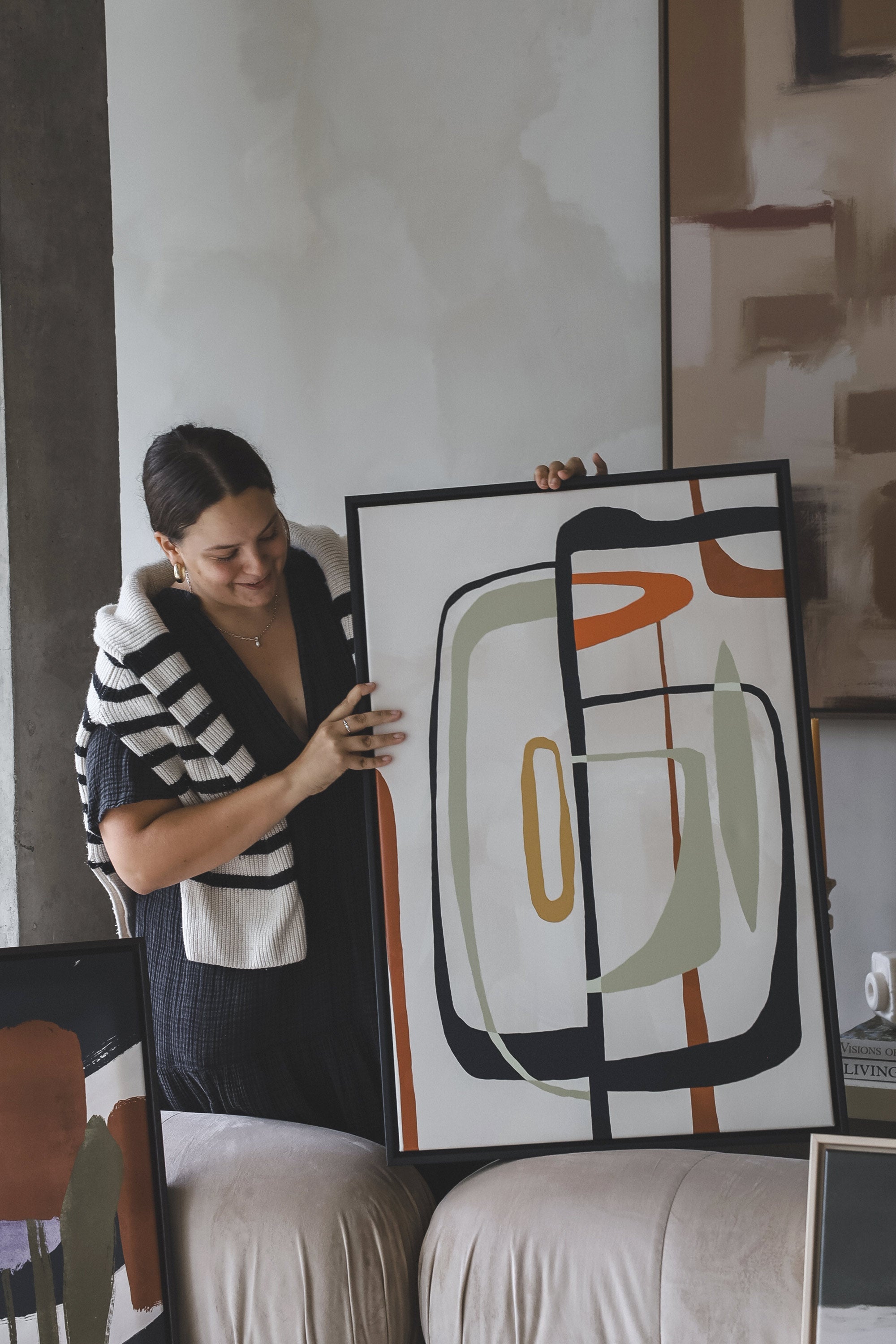 ÉMOTION, Oeuvre sur toile étirée