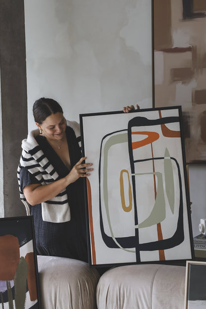 ÉMOTION, Oeuvre sur toile étirée