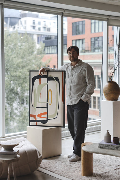 ÉMOTION, Oeuvre sur toile étirée