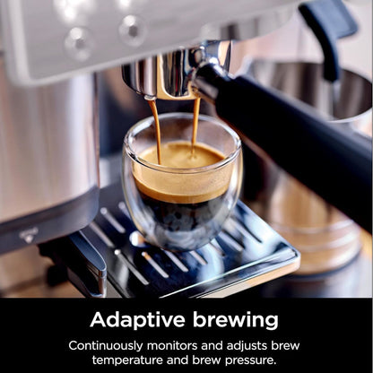NINJA ES655CCO Espresso Luxe Premier Series Drip Coffee Maker and Rapid Cold Brew - Factory serviced with Home Essentials warranty
