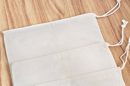 Cotton Bulk Food Bags (Set of 3)