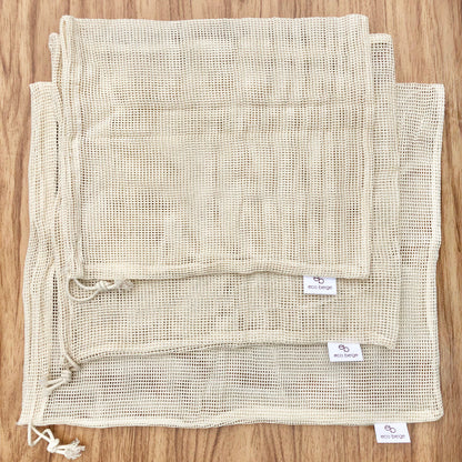Cotton Produce Bags (Set of 3)