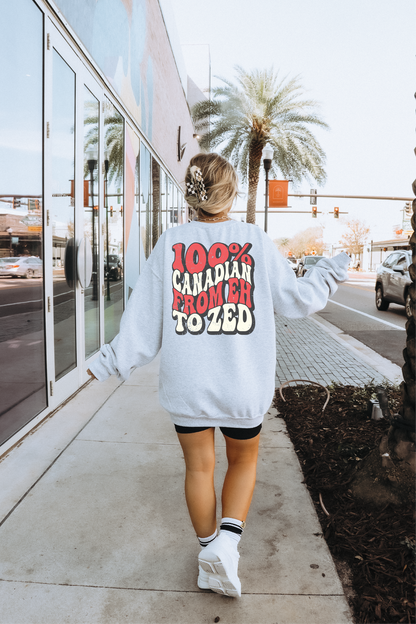Eh To Zed Unisex Crewneck Sweatshirt