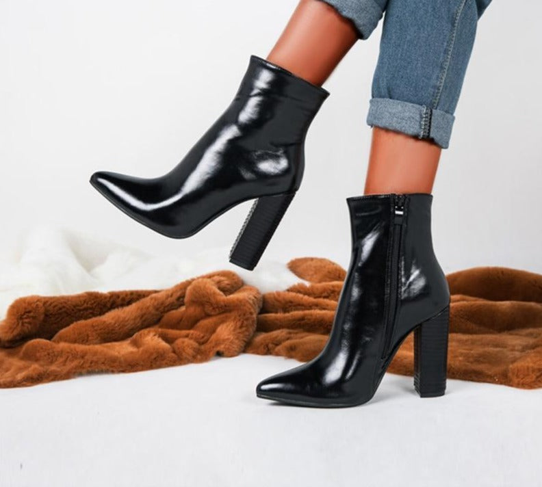 Western Block Heel
