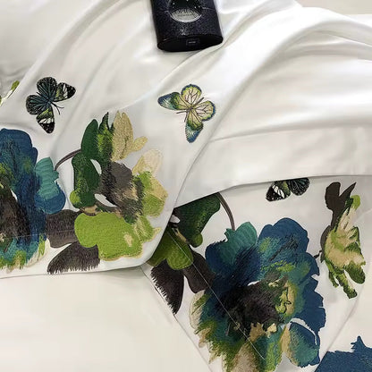Marigold 800 TC Egyptian Cotton Duvet Set - White