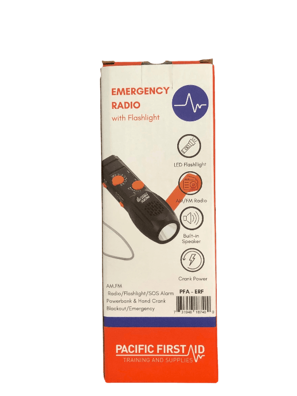 Emergency Radio with Built-in Flashlight