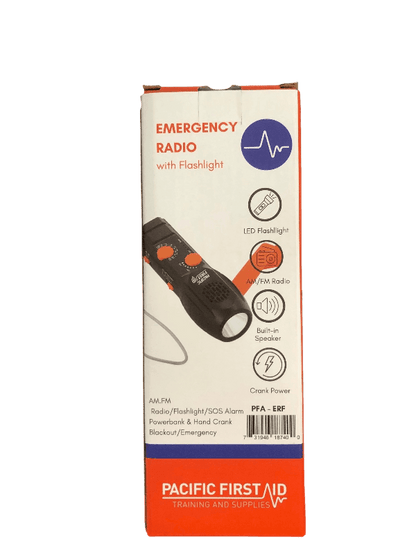 Emergency Radio with Built-in Flashlight