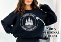 Circle Personalized Lake Sweatshirt | Custom Apparel