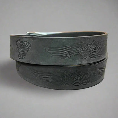 Engine Eagle Removable Buckle Leather Belt