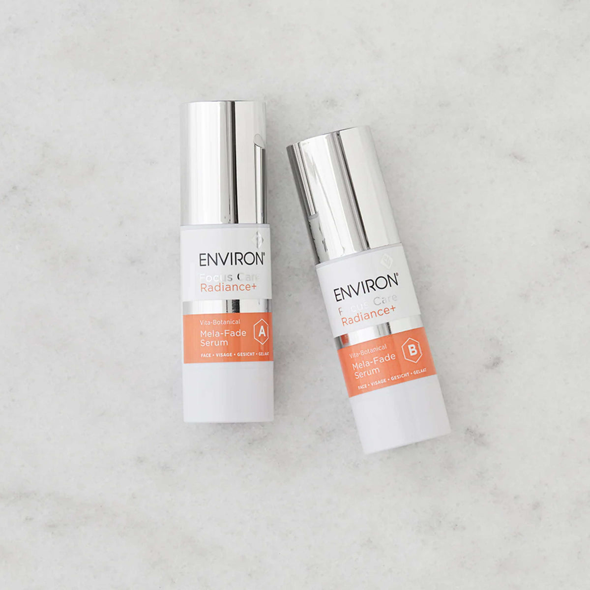 Environ Focus Care Radiance+® Vita-Botanical Mela-Fade Serum A & B System
