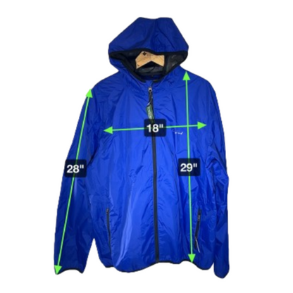 Europe Bound Unisex Packable Travel Rain Jackets Sizes XL-3XL
